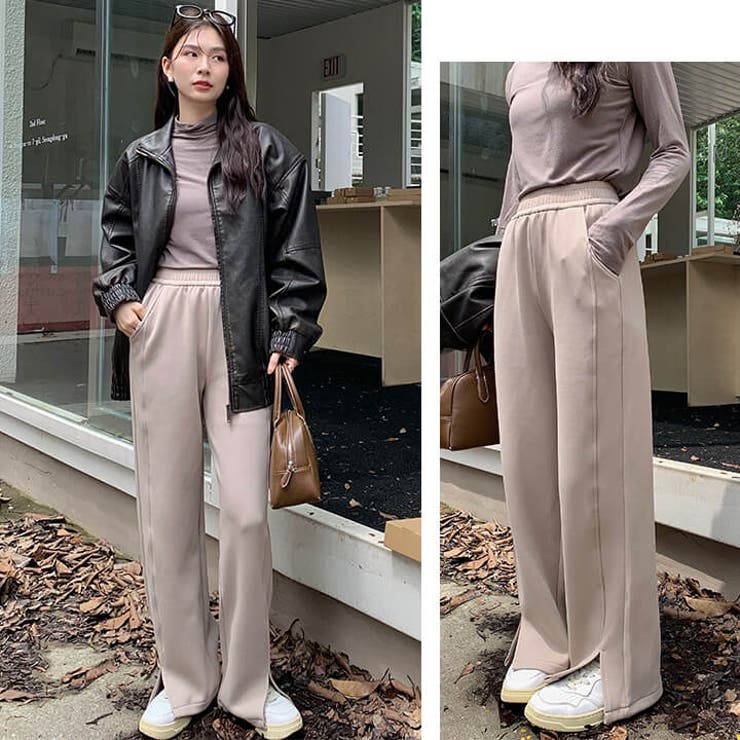 スウェットパンツ ロングパンツ レディース[品番：VV000001795