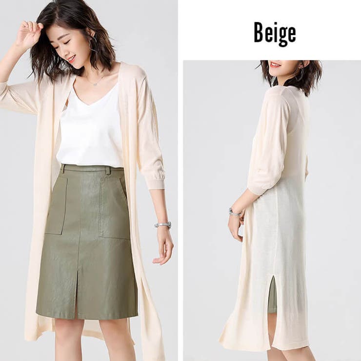 カーディガン ロング丈 ロングカーディガン | Cinderella | 詳細画像6 