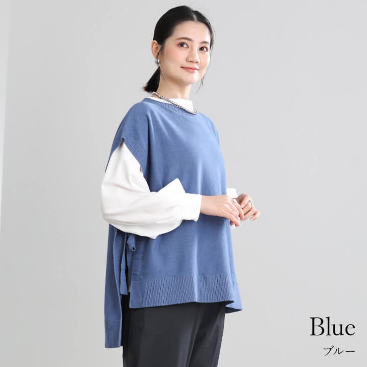 ニットベスト レディース 秋 | Cinderella | 詳細画像9 