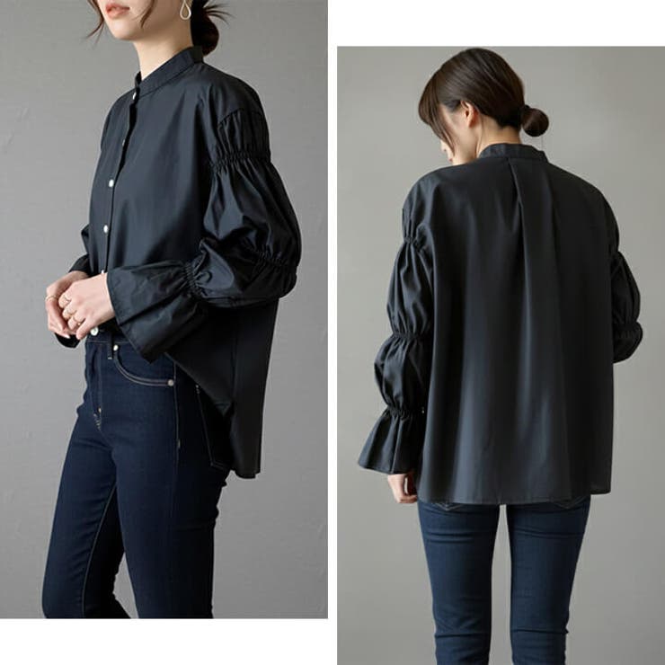 スタンドカラーシャツ トップス シャツ | Cinderella | 詳細画像9 