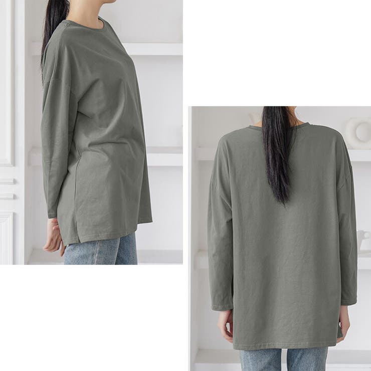 ロング丈カットソー トップス カットソー | Cinderella | 詳細画像9 