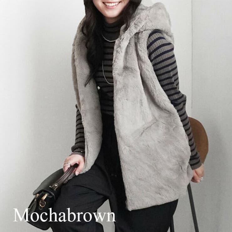 フードファーベスト 秋冬 カジュアル | Cinderella | 詳細画像10 