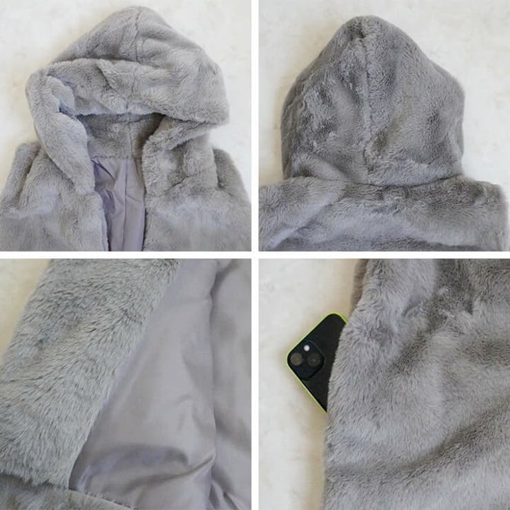 フードファーベスト 秋冬 カジュアル | Cinderella | 詳細画像13 