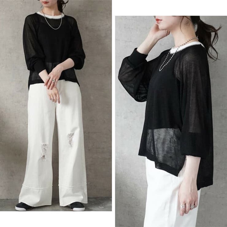 ニット シアーニット ミドル丈 | Cinderella | 詳細画像9 