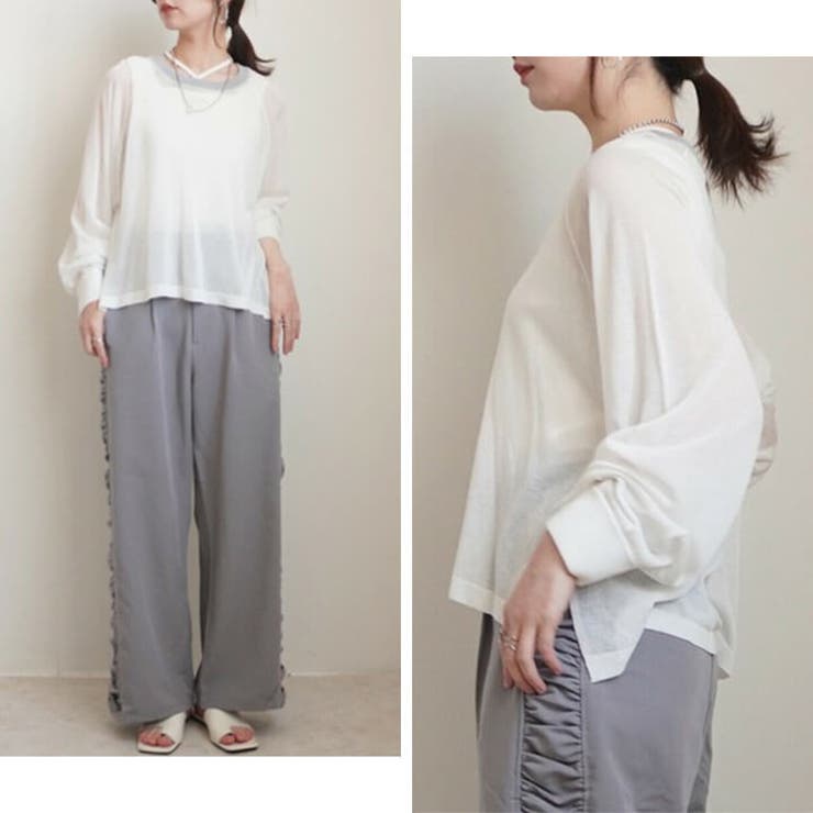 ニット シアーニット ミドル丈 | Cinderella | 詳細画像12 