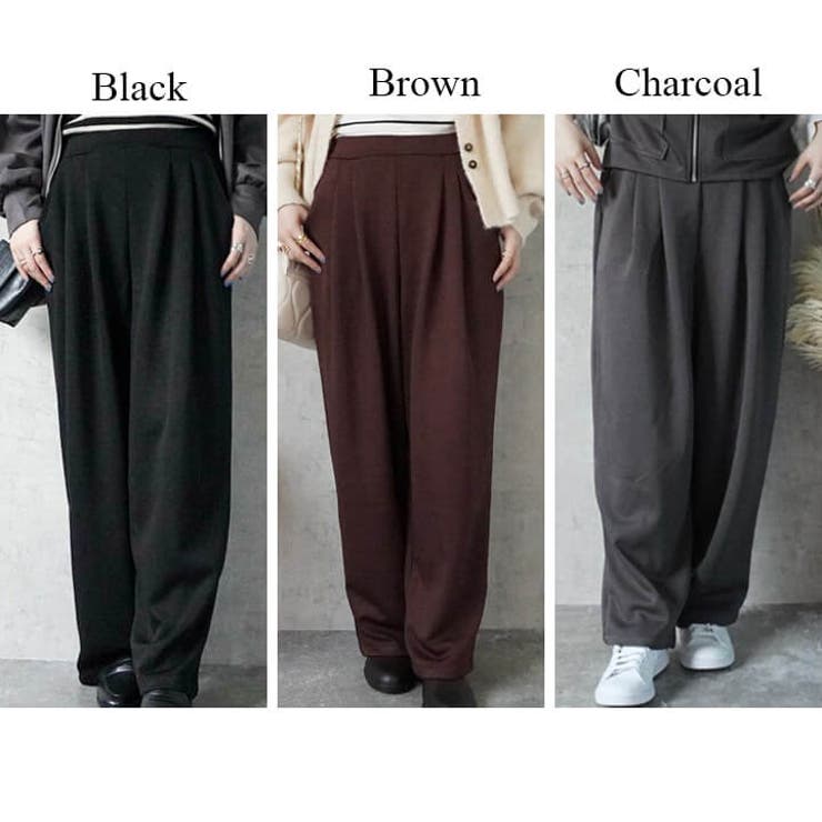 ポンチカーブパンツ カーブパンツ カジュアル | Cinderella | 詳細画像3 