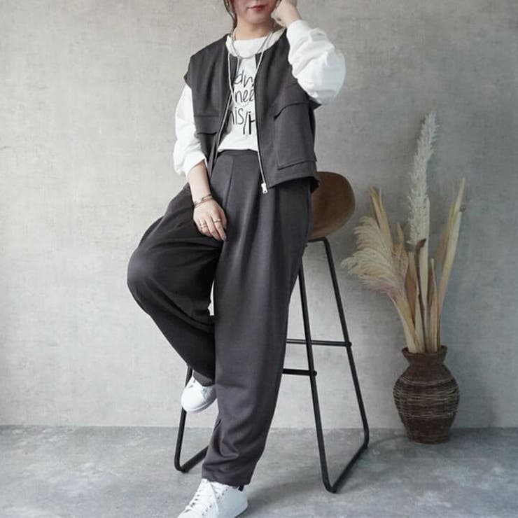 ポンチカーブパンツ カーブパンツ カジュアル | Cinderella | 詳細画像11 