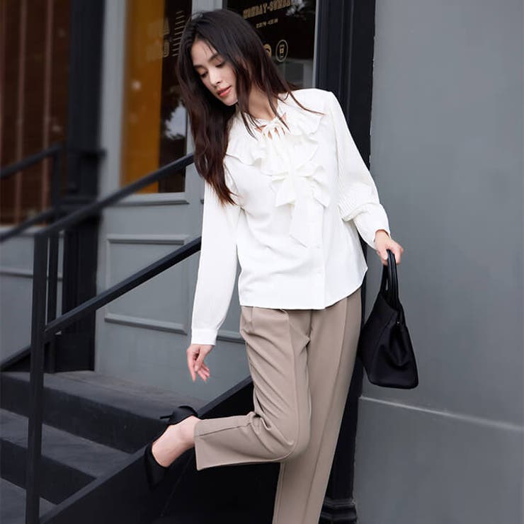 ボウタイフリルブラウス レディース トップス | Cinderella | 詳細画像18 