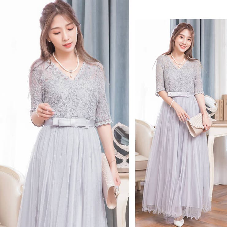結婚式 二次会 ワンピース[品番：VV000001137]｜Cinderella