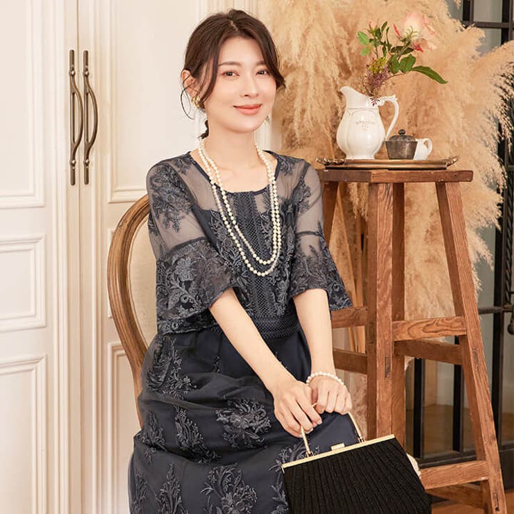 パーティードレス 結婚式 ワンピース