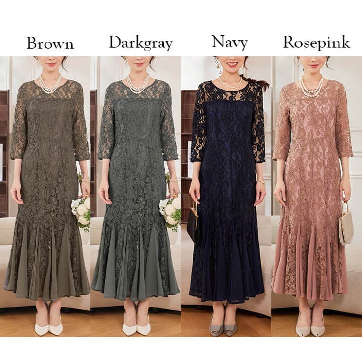 パーティドレス ロングドレス ロング[品番：VV000001784