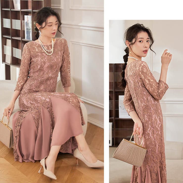 パーティドレス ロングドレス ロング[品番：VV000001784