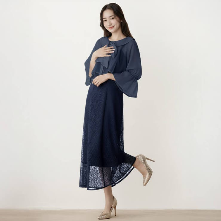 フェミニンスタイル ワンピース レーススカート | Cinderella | 詳細画像11 