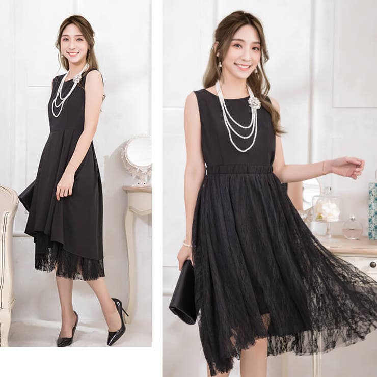 パーティードレス 2点セット 3way[品番：VV000001459]｜Cinderella