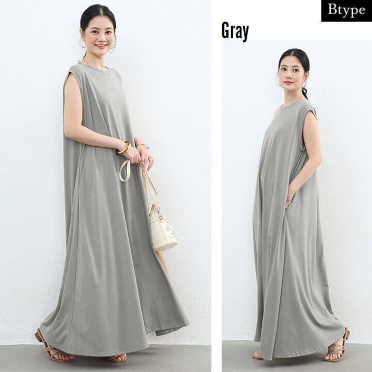 マキシ丈ワンピ Tシャツ 無地 | Cinderella | 詳細画像11 