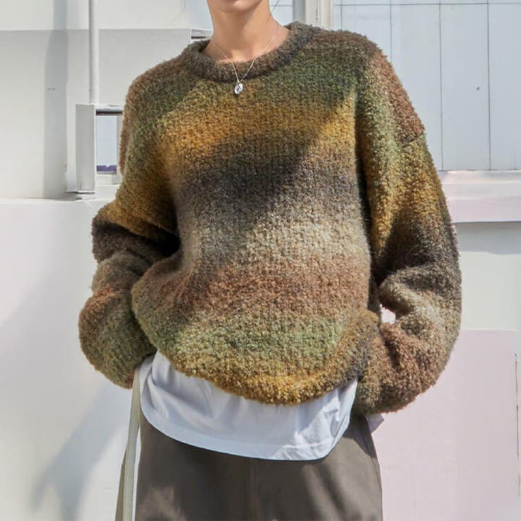 ニットプルオーバー グラデーションカラー トップス | Cinderella | 詳細画像8 