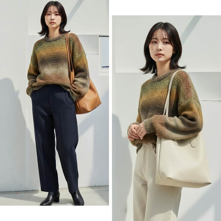 ニットプルオーバー グラデーションカラー トップス | Cinderella | 詳細画像9 