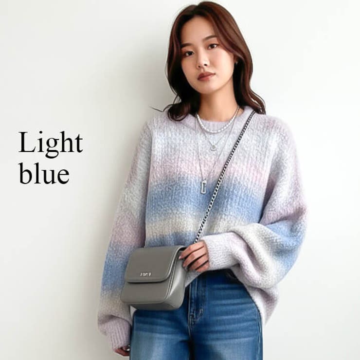 ニットプルオーバー グラデーションカラー トップス | Cinderella | 詳細画像10 