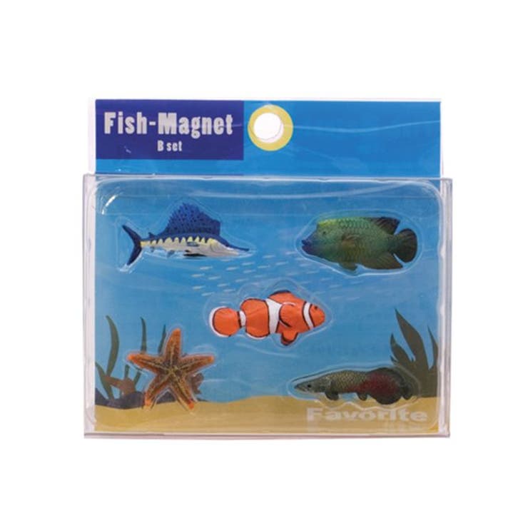 魚 Bセット フィッシュマグネット5個セット[品番：BREW0015291