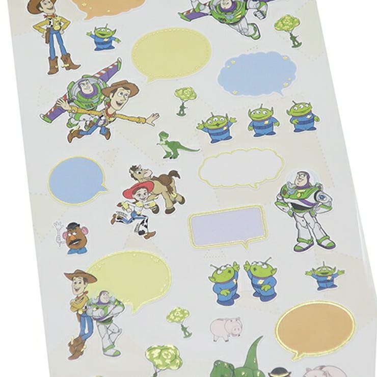 トイストーリーキャラシール書き込めるデコシールディズニースモールプラネット手帳デコかわいいキャラクターグッズ通販シネマコレクション