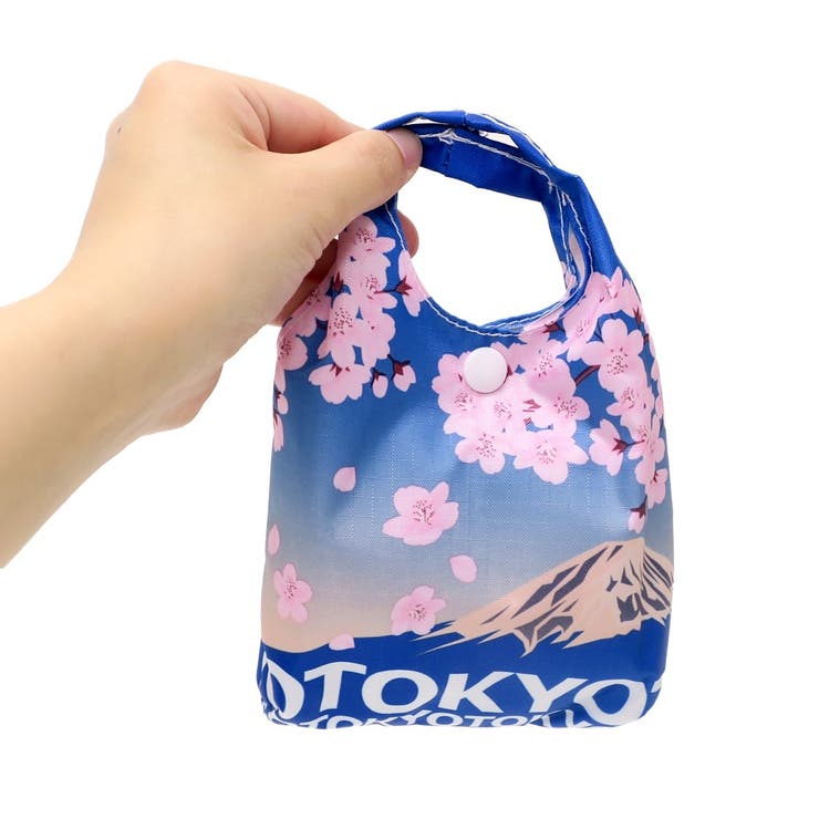 TOKYO×富士山エコバッグエコなショッピングバッグ収納袋付きノルコーポレーション39×50×9cmお買い物かばんインバウンドグッズ通販シネマコレクション