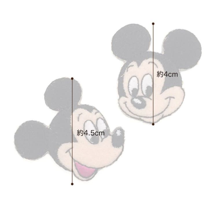 ミッキーマウス ワッペン アイロンパッチ2個セット | cinemacollection【KIDS】 | 詳細画像2