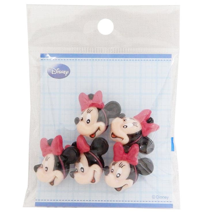 ミニーマウス 手芸用品 飾りミニボタン5個セット | cinemacollection | 詳細画像1 