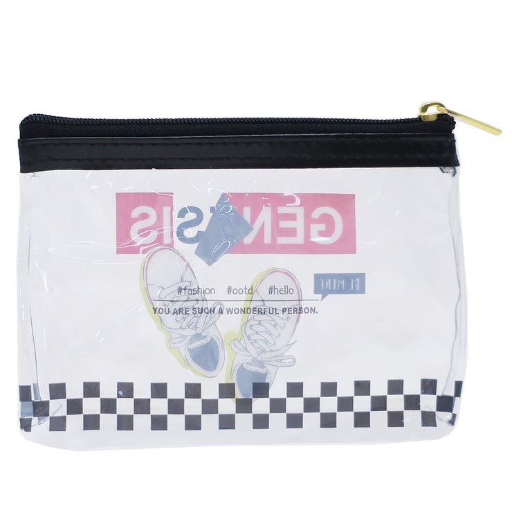 トレンドチェック コスメポーチ ミニクリアポーチ | cinemacollection | 詳細画像2 