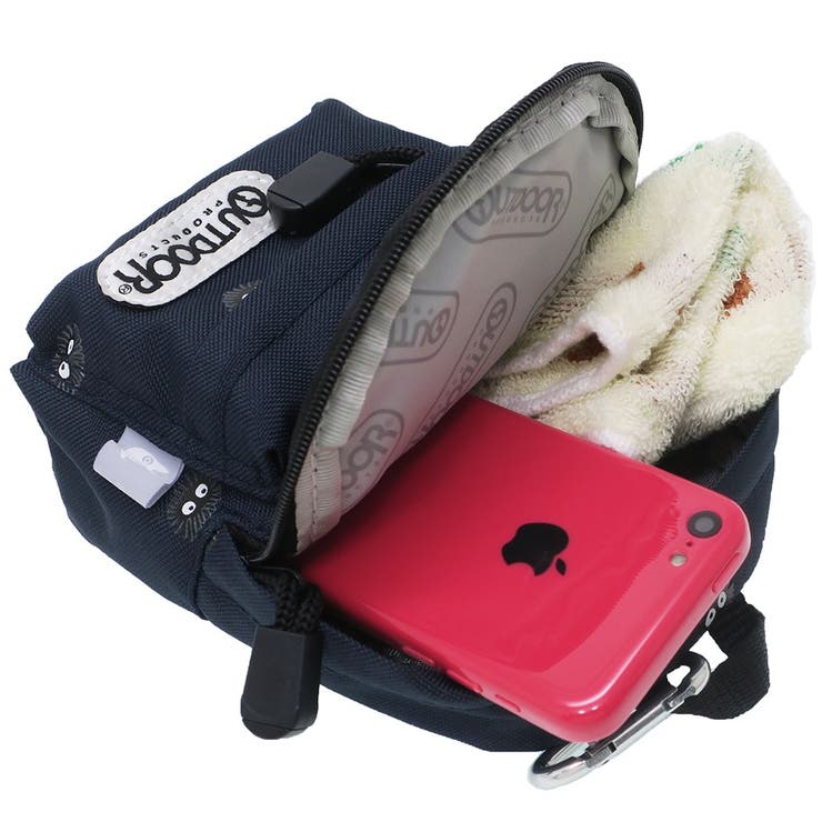 となりのトトロxOUTDOOR ペンポーチ カラビナ付きデイパック型ポーチ [品番：BREW0011687]｜cinemacollection（シネマコレクション）のファッション通販｜SHOPLIST（ショップリスト）