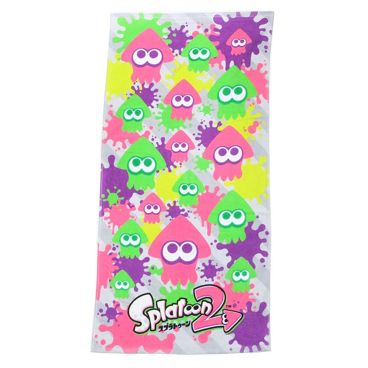 スプラトゥーン2 バスタオル ビッグタオル[品番：BREW0044132