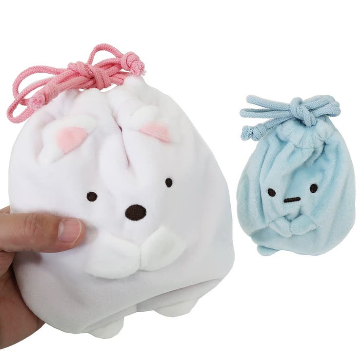 FREE ! やわらか　マスコット　ぬいぐるみ　ミニ巾着　15点セット 楽天市場】すみっコぐらし グッズ ぬいぐるみミニ巾着 ふくろう
