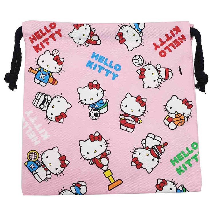 ハローキティ 巾着袋 きんちゃくポーチ 品番 Brew Cinemacollection Kids シネマコレクション のキッズファッション通販 毎日送料無料 Shoplist ショップリスト