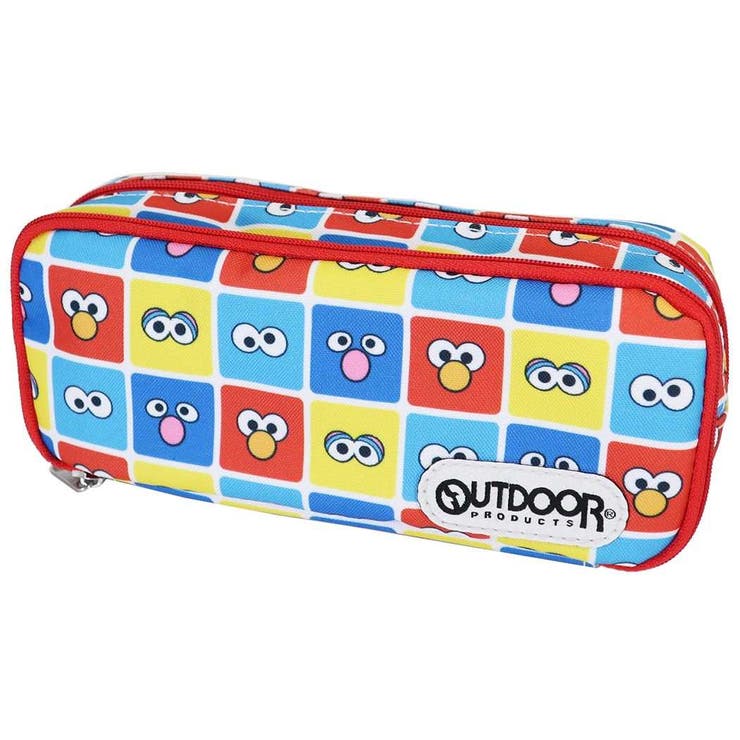 セサミストリートxOUTDOOR 筆箱 ツインファスナー[品番