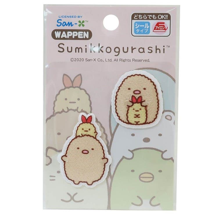 すみっコぐらし ワッペン ミニアイロンパッチシール | cinemacollection | 詳細画像1 