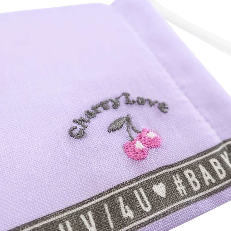 洗えるシングルマスク ガーゼマスク チェリーラブ | cinemacollection【KIDS】 | 詳細画像2 