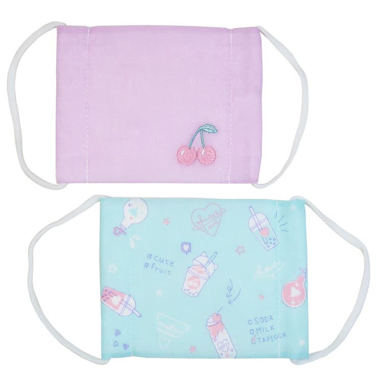 ガーゼマスク 耳が痛くなりにくいツインマスク 2枚組 | cinemacollection【KIDS】 | 詳細画像1 