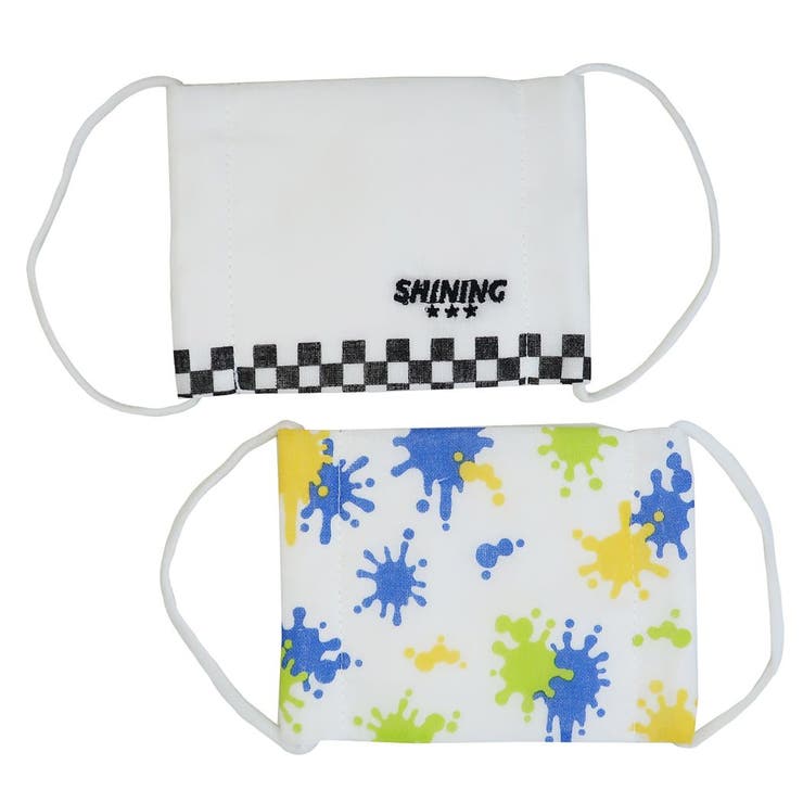 ガーゼマスク 耳が痛くなりにくいツインマスク 2枚組 | cinemacollection【KIDS】 | 詳細画像1 