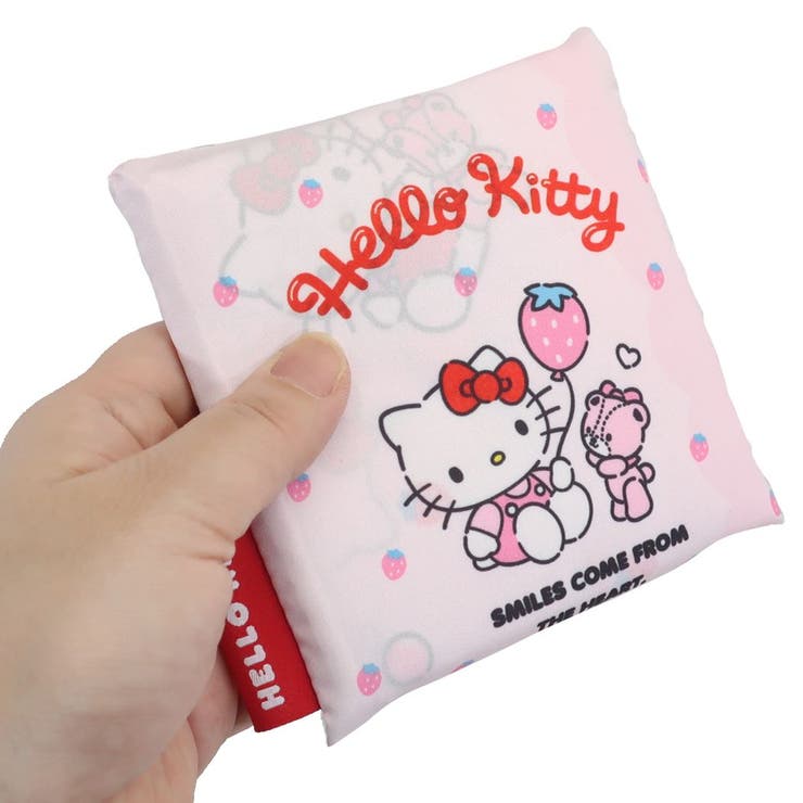 ハローキティエコバッグ折りたたみショッピングバッグいちごのふうせんサンリオ丸眞お買い物かばんキャラクターグッズシネマコレクション