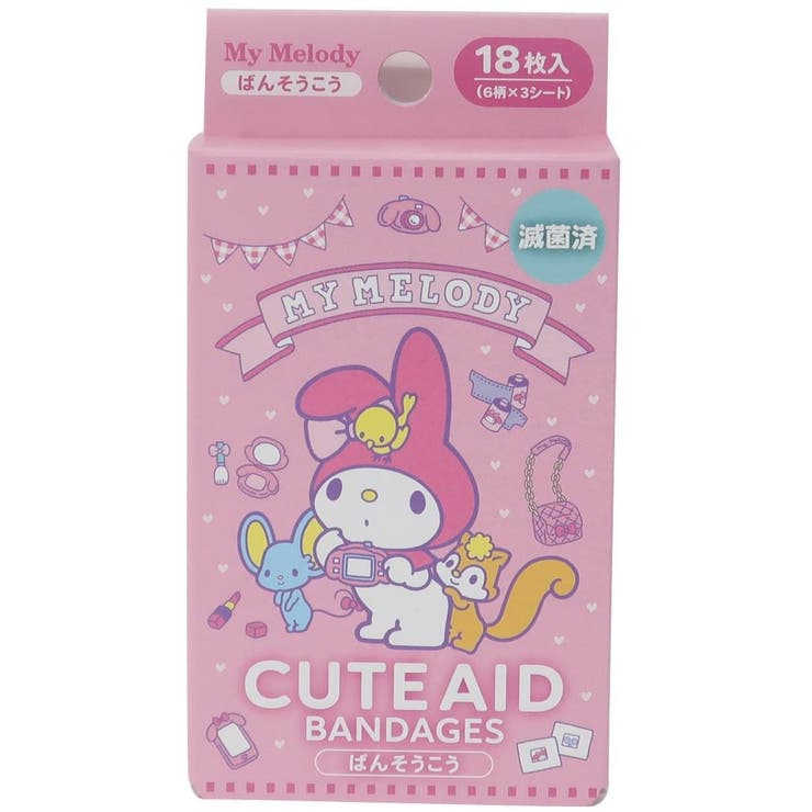 マイメロディ 絆創膏 キャラ[品番：BREW0075003