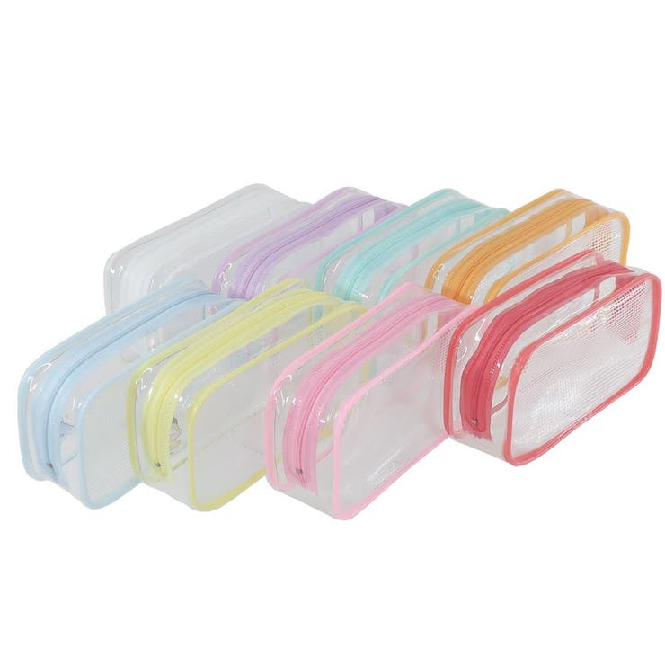 BT21ペンケースクリアBOXペンポーチMANGLINEFRIENDSカミオジャパン筆箱キャラクター商品シネマコレクション