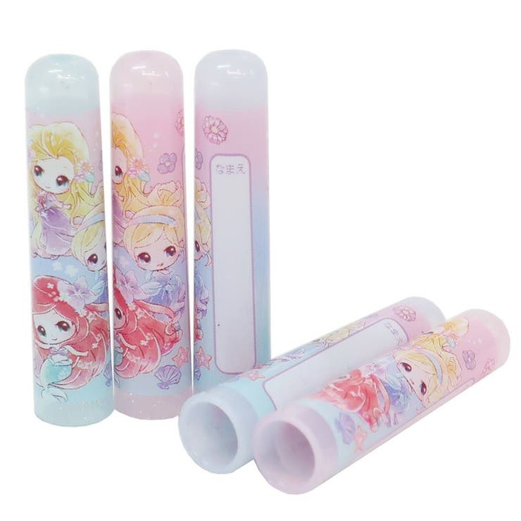 ディズニープリンセス鉛筆キャップえんぴつカバー5本セット新入学ディズニークラックス新学期準備文具キャラクターグッズシネマコレクション