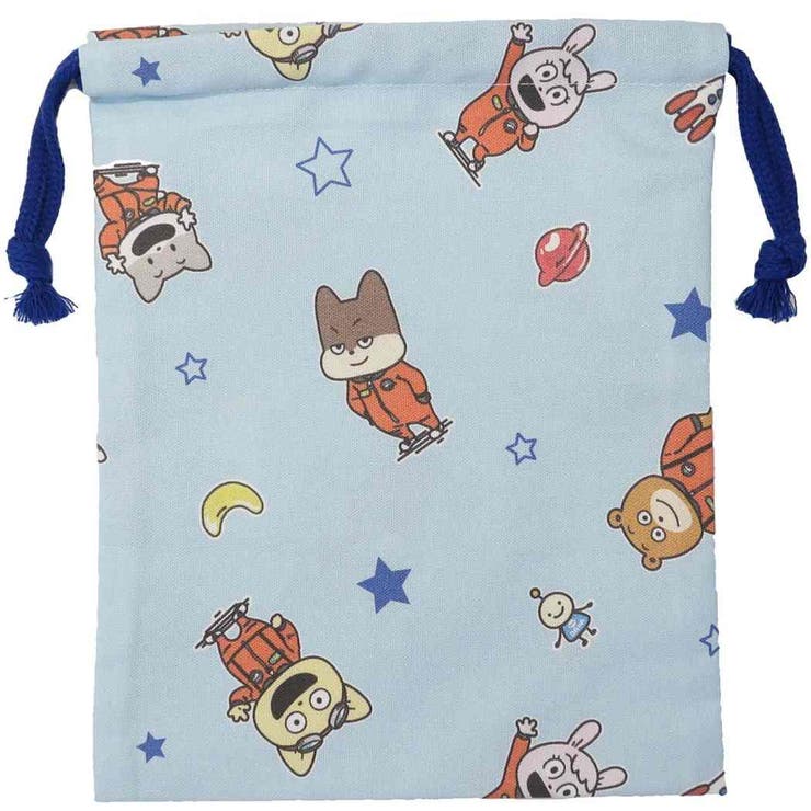 2025激安通販 宇宙なんちゃら こてつくん 巾着袋[品番：BREW0026650 学習用品