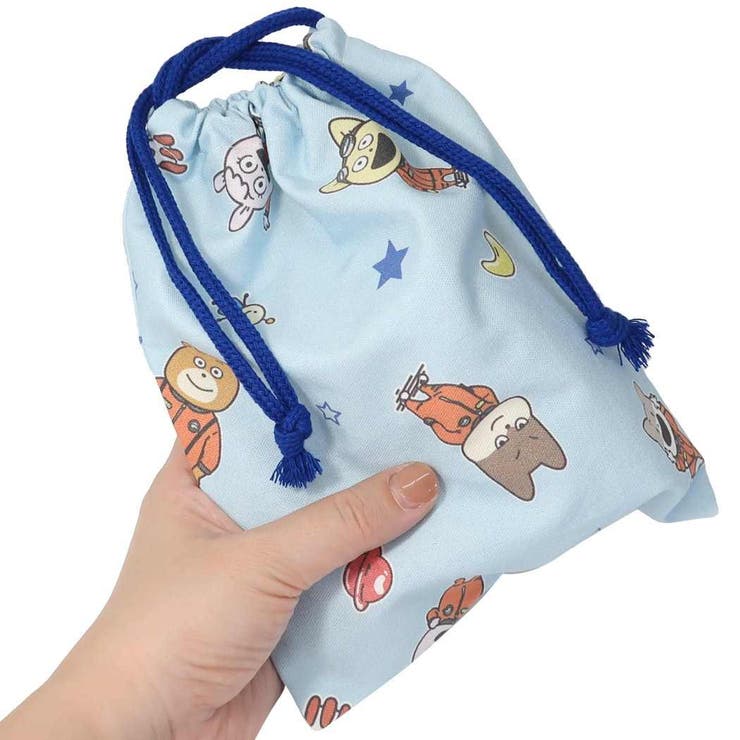送料無料特集 | 激安の新品・型落ち・アウトレット 宇宙なんちゃら こてつくん 巾着袋[品番：BREW0026650 学習用品