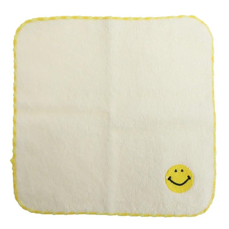 スマイリーフェイス ミニタオル ワンポイント | cinemacollection | 詳細画像1 