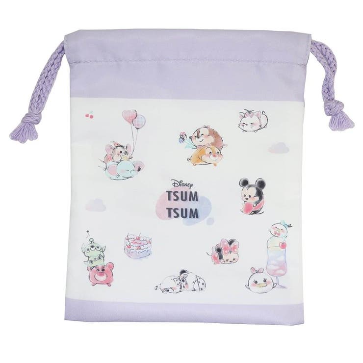 ディズニーツムツム 巾着袋 マチ付き 品番 Brew Cinemacollection Kids シネマコレクション のキッズファッション通販 毎日送料無料 Shoplist ショップリスト