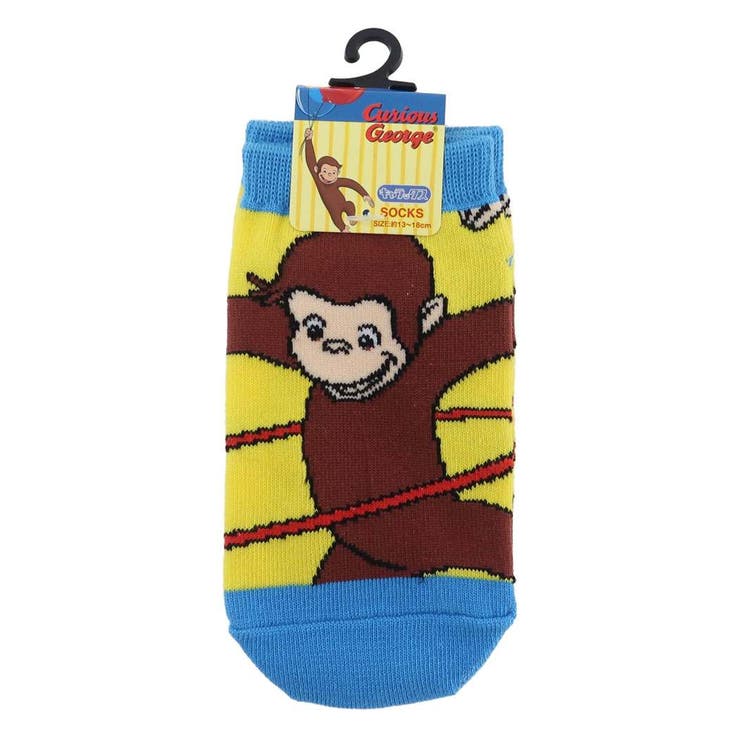 子供用靴下 おさるのジョージ キッズソックス | cinemacollection | 詳細画像1