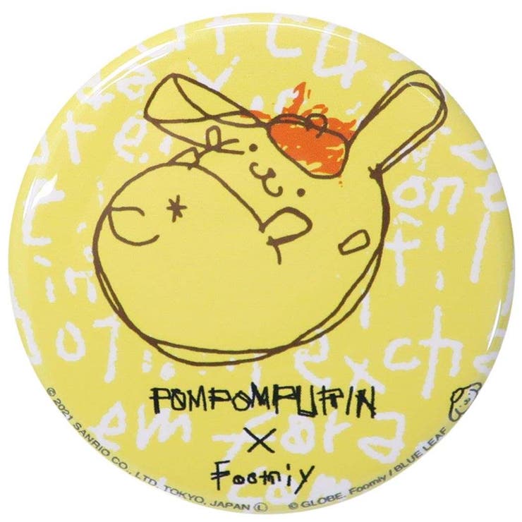 ポムポムプリンx Foomiy 缶バッジ[品番：BREW0018242