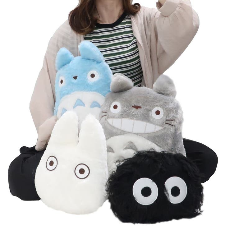 となりのトトロ クッション ダイカットクッション[品番：BREW0041690