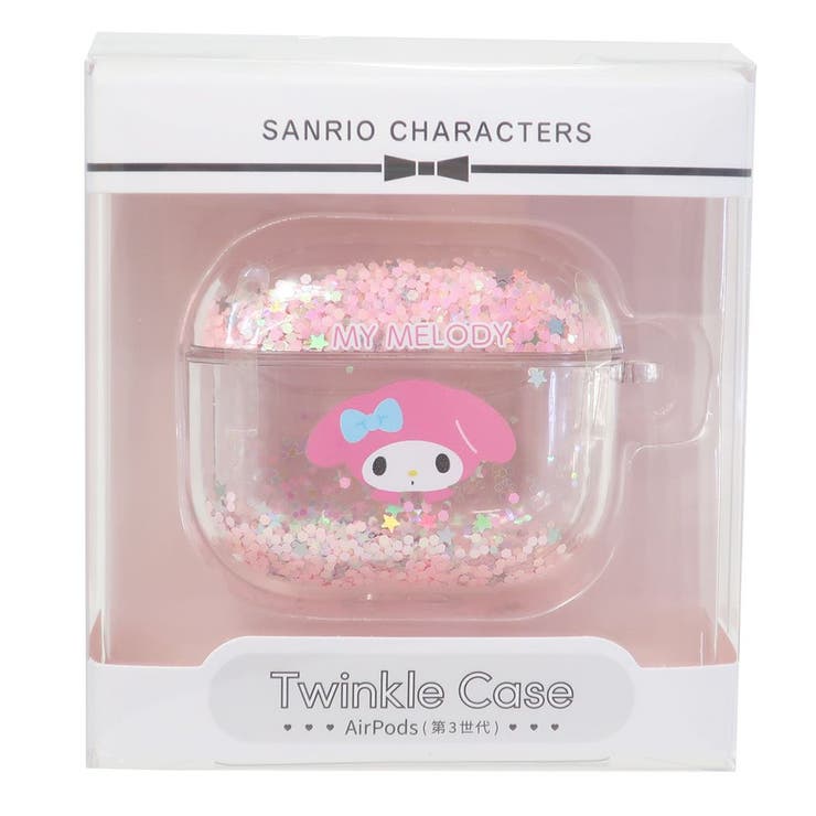 マイメロディ エアーポッズケース AirPodsハードクリアカバー[品番