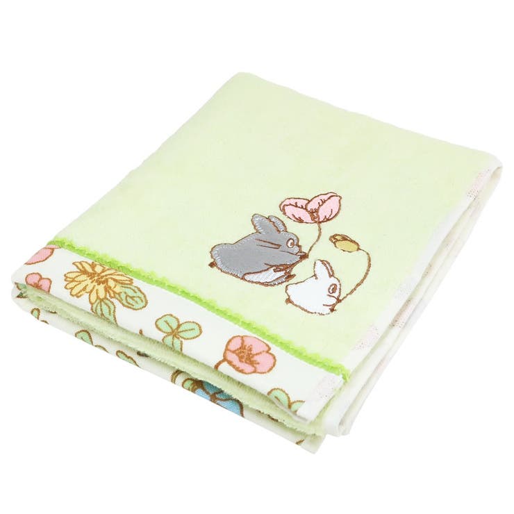 となりのトトロ オーガニックコットンフェイスタオル 片面ガーゼロングタオル | cinemacollection | 詳細画像4 